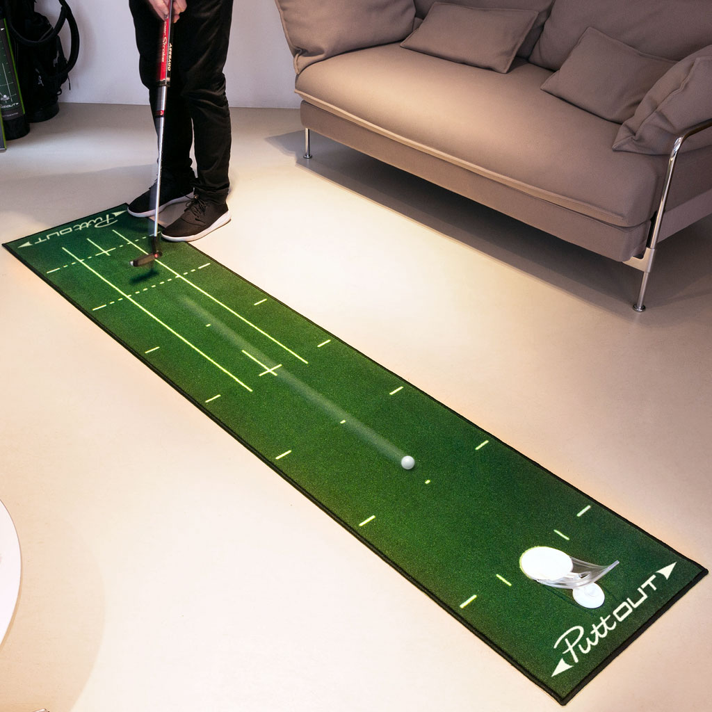 Puttout Golf Pressure Putt Trainer Putting Mats Putting Mirror