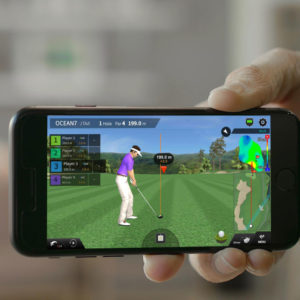 PhiGolf Game on Smartphone Screen