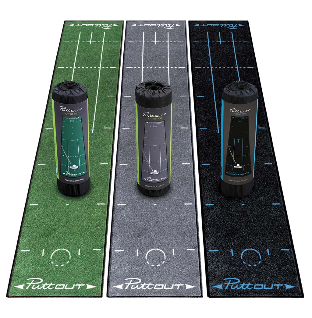 Puttout Golf Pressure Putt Trainer Putting Mats Putting Mirror