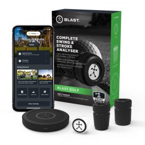 Blast Golf Box with Iphone and Attachments