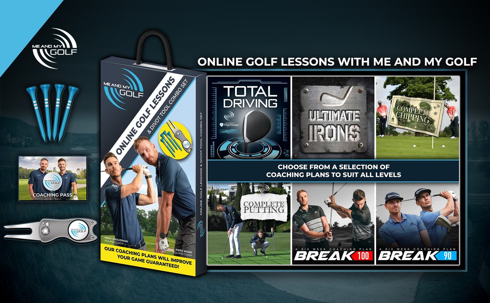 Me and My Golf Coaching Plans & Gift Pack